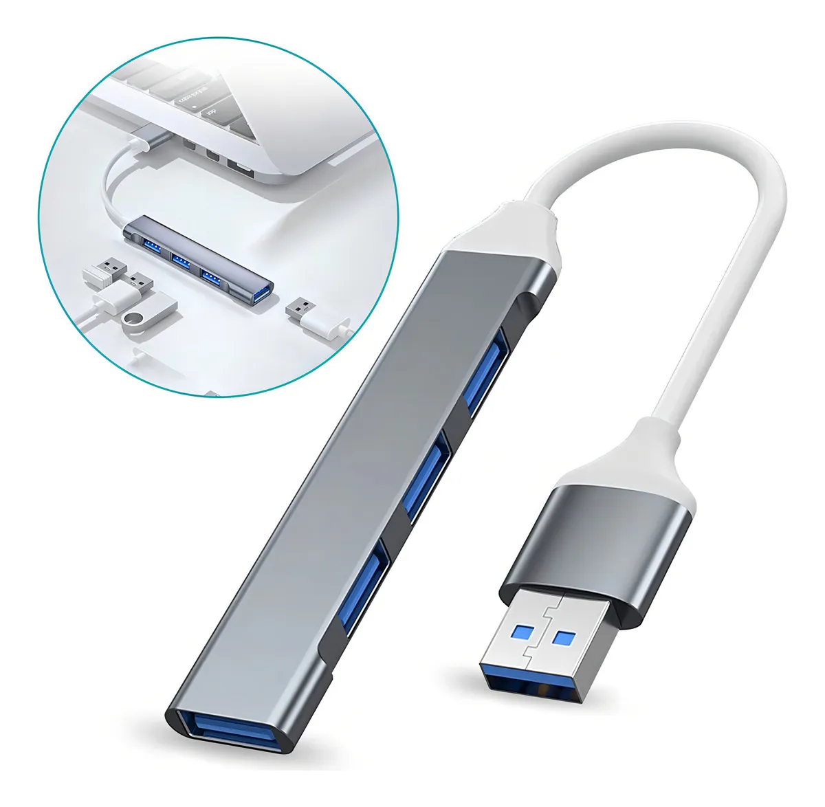 Hub USB 4 Portas 3.0