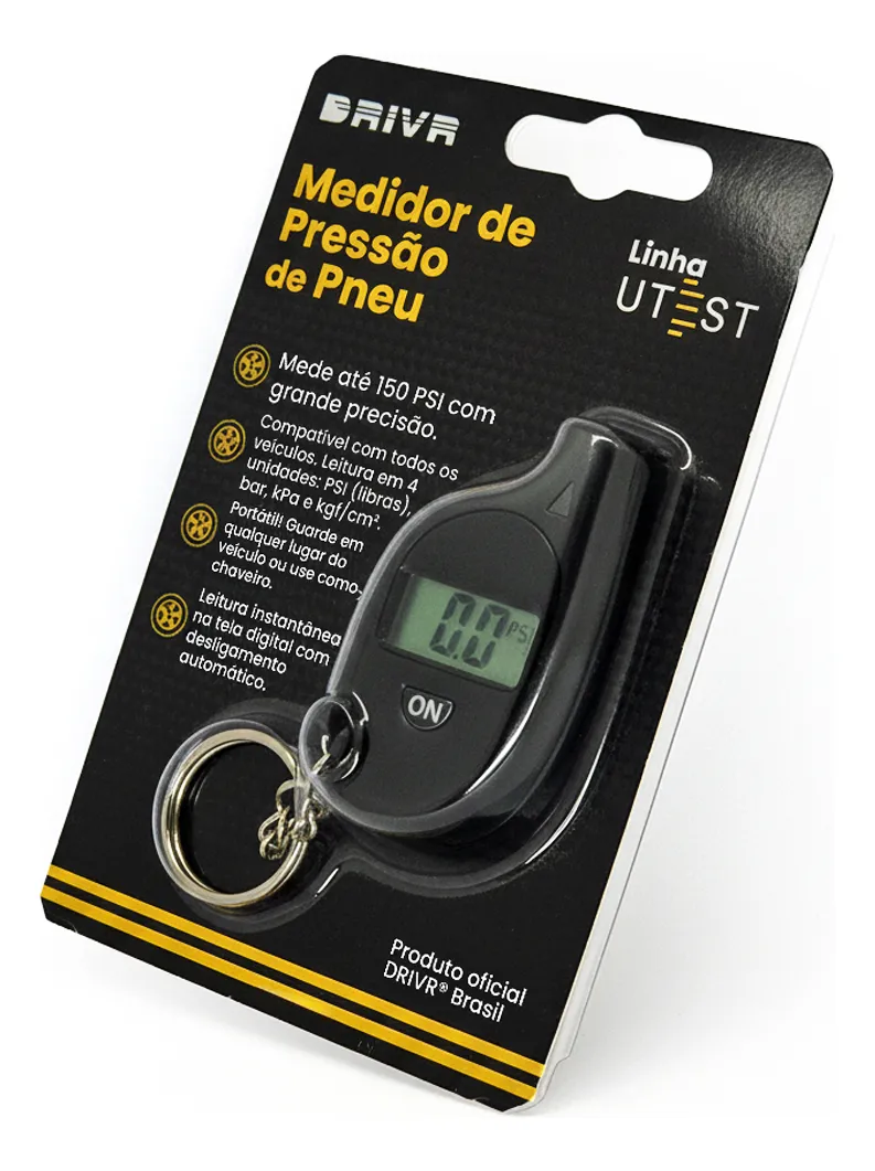 Medidor de Pressão de Pneu Digital