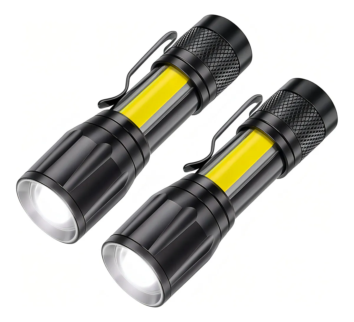 Mini Lanterna Tática Recarregável