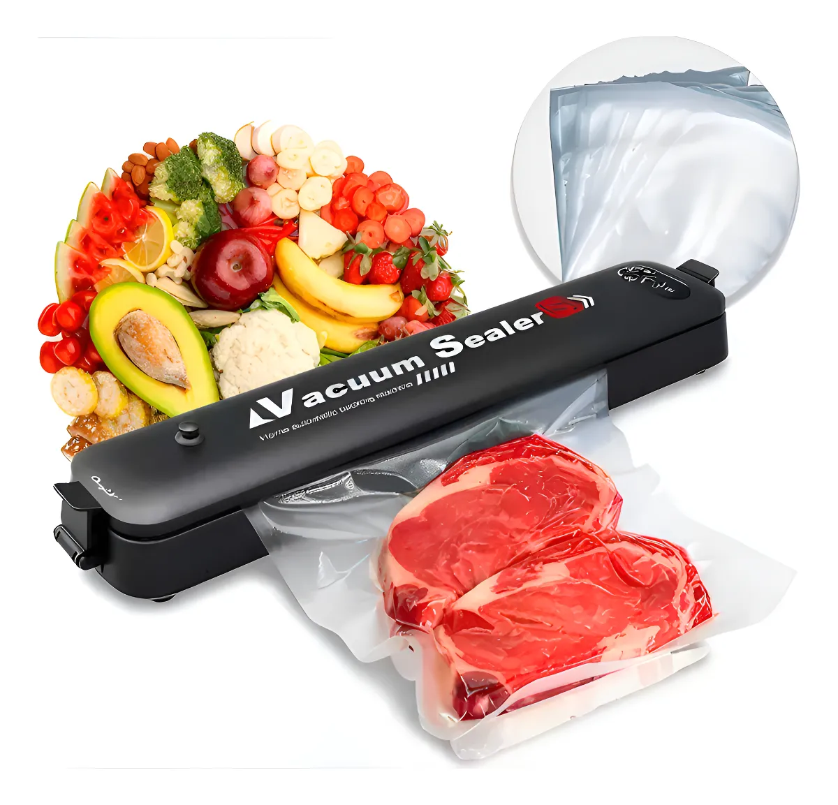 Seladora a Vácuo de Alimentos Portátil