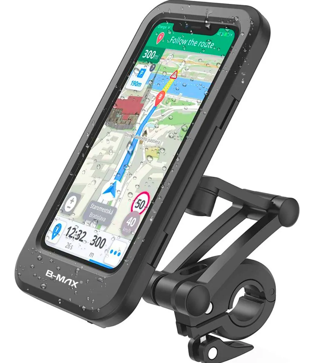 Suporte de Celular à Prova D'água para Moto